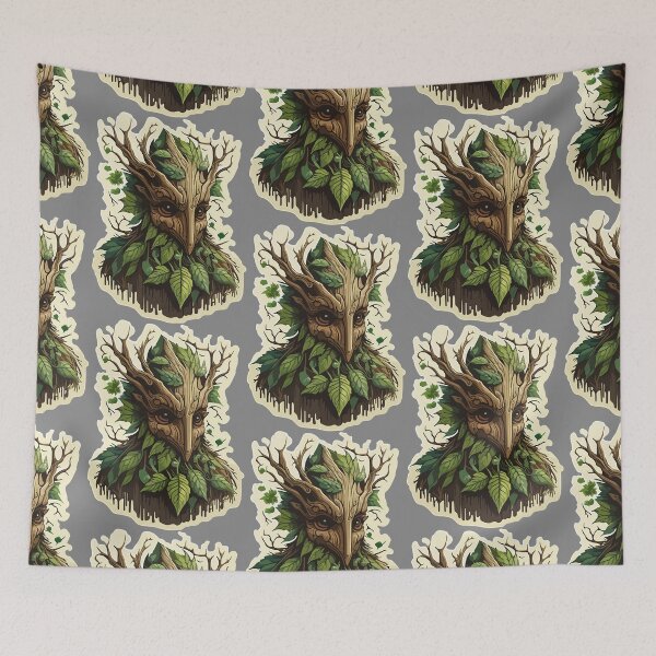Item preview, Celtic Green Man designed and sold by bongdungkhoc20.