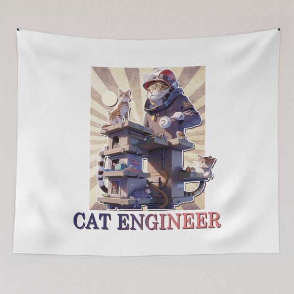 Item preview, Cat miaw,cat miaw love,Cat Engineer designed and sold by Lychee Design.