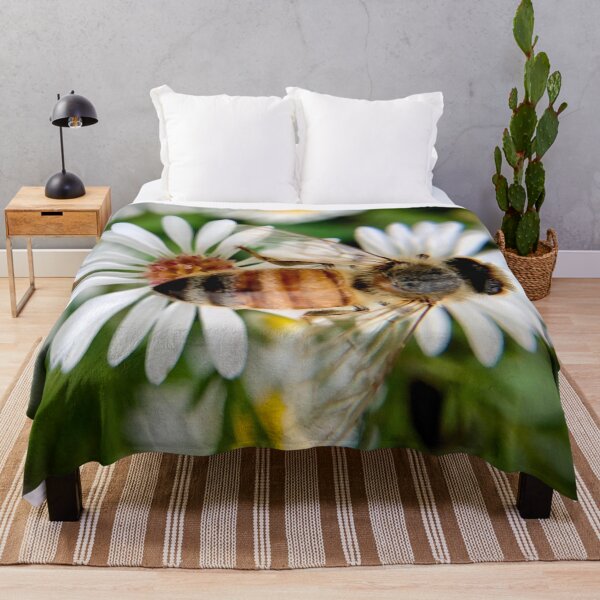 Item preview, Dreamy worker honey bee on white flowers  designed and sold by Katrina Valuyeva.