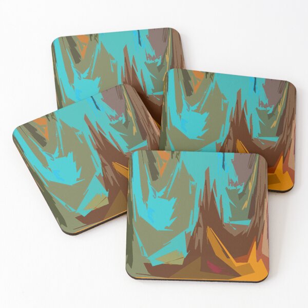 Item preview, Abstract Mountain Trees Landscape designed and sold by Carlo Varo.