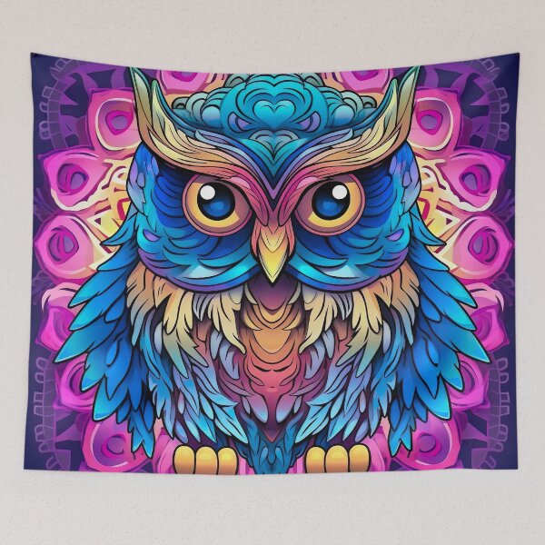 Item preview, Cute Owl Mandala 3 designed and sold by mark ashkenazi.