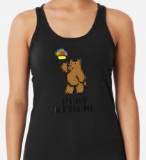 8-Bit Bear - Play with Me Women's Tank Top
