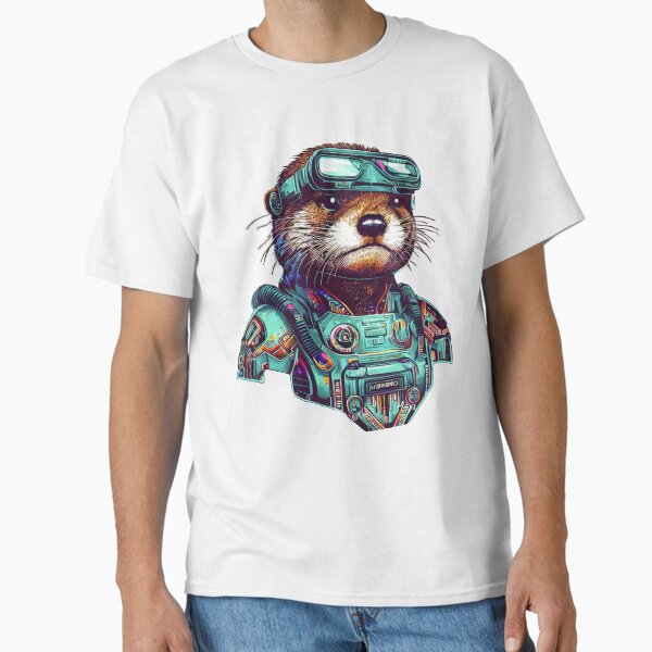 Item preview, Otter Cyberpunk Scifi designed and sold by Scifi Animals.