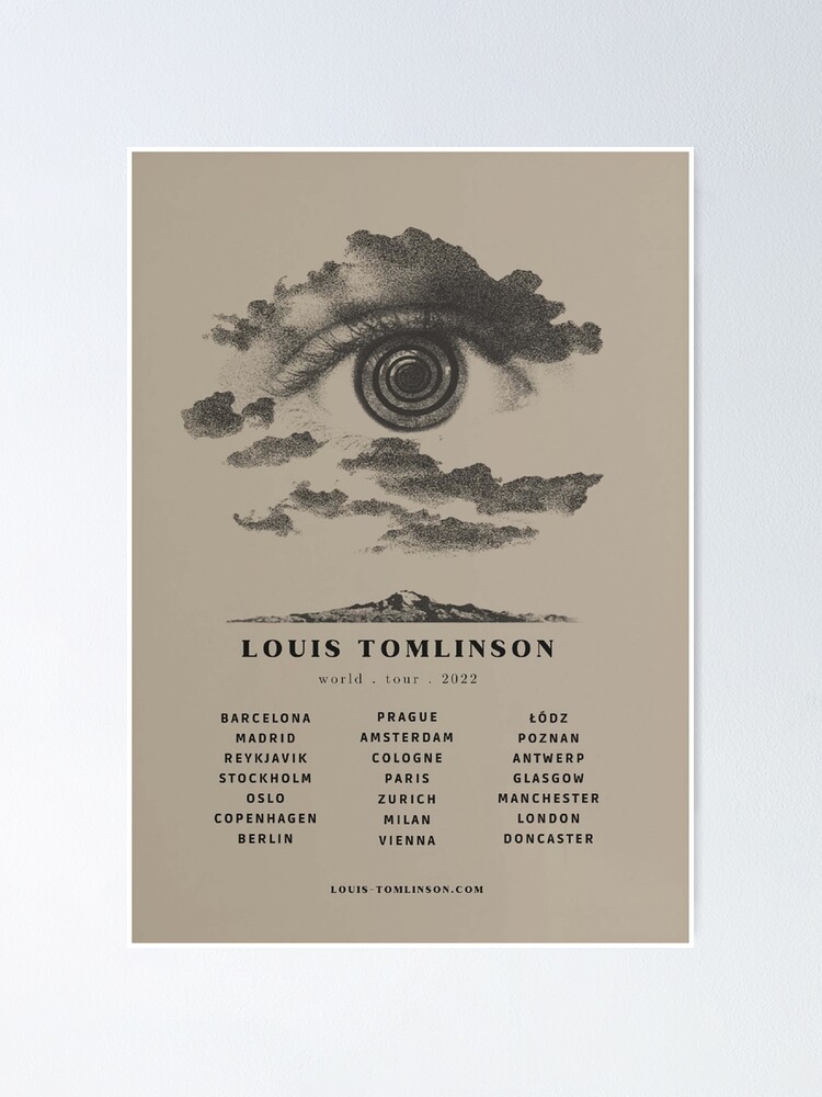 louis tomlinson poster  Louis tomlinson, Tour posters, Louis