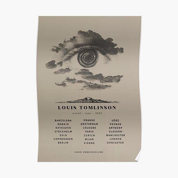 LOUIS TOMLINSON World Tour 2022 Poster Poster