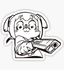 pop team epic popuko sticker Sticker