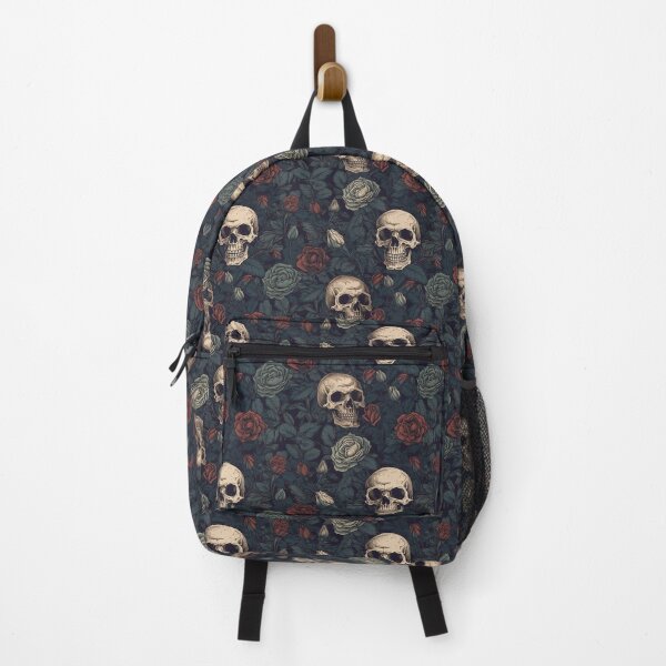 Item preview, Moody Gothic Pattern with Skulls and Roses | Dark Academia | Victorian Era designed and sold by neverworldian.