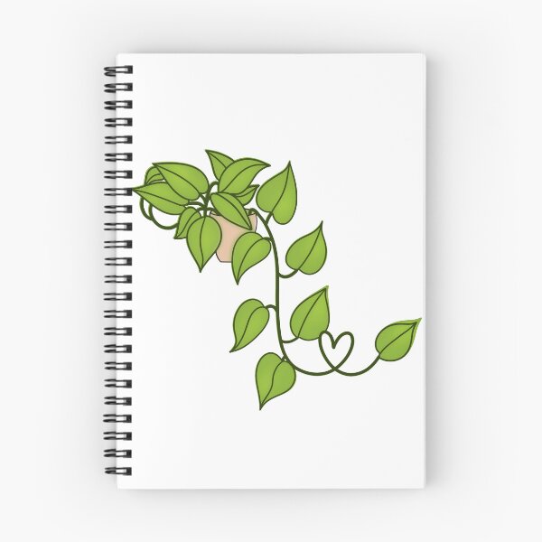 Item preview, Pothos Houseplant Simple Abstract Plant Heart designed and sold by creatdbycaitlyn.