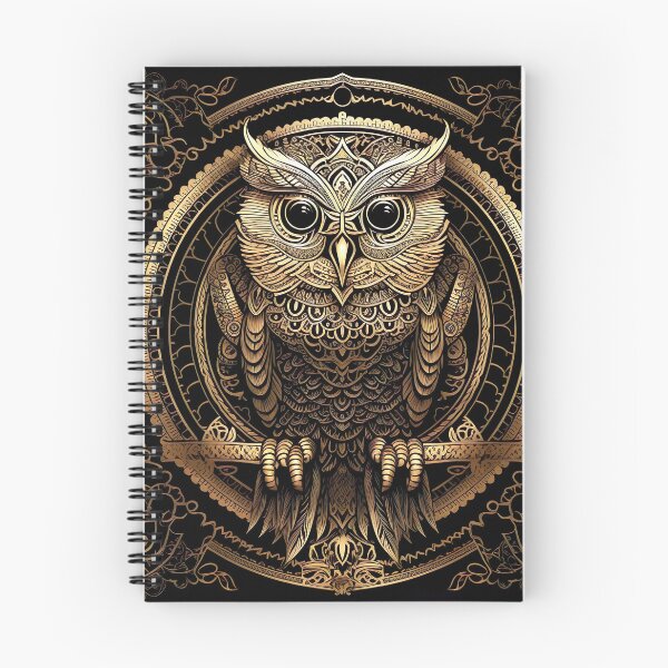 Item preview, Gold Owl Mandala designed and sold by mark ashkenazi.