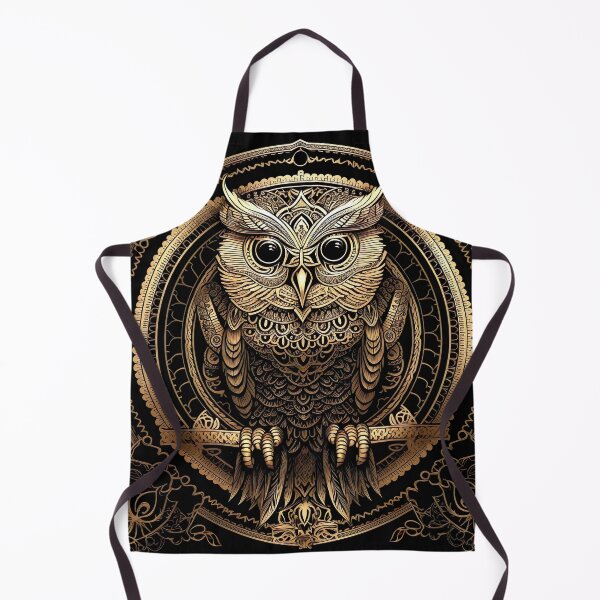 Item preview, Gold Owl Mandala designed and sold by mark ashkenazi.