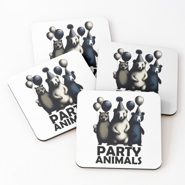 Item preview, party animals designed and sold by hamishby.