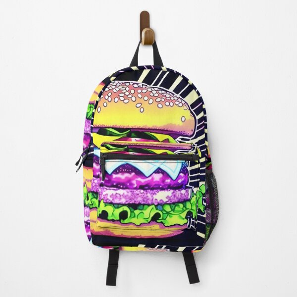 Item preview, Burger in retro style art designed and sold by imagenia.