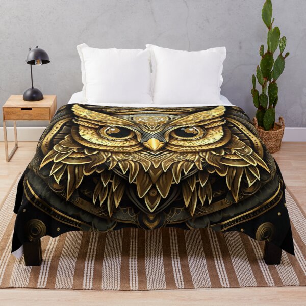 Item preview, Gold Owl Mandala 2  designed and sold by mark ashkenazi.