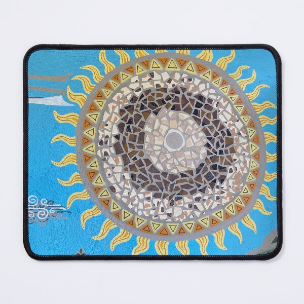 Item preview, Mosaic Sun Over Fort Portal, Uganda - Tile Mosaic and Mural Painting designed and sold by Jillianamatt.