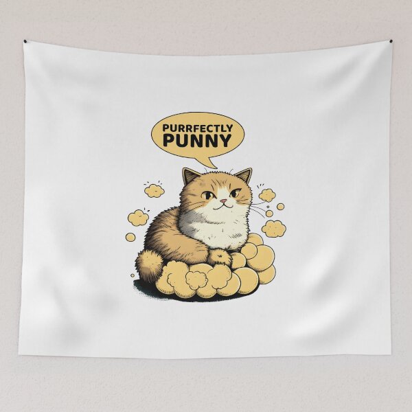 Item preview, Purrfectly punny designed and sold by hamishby.