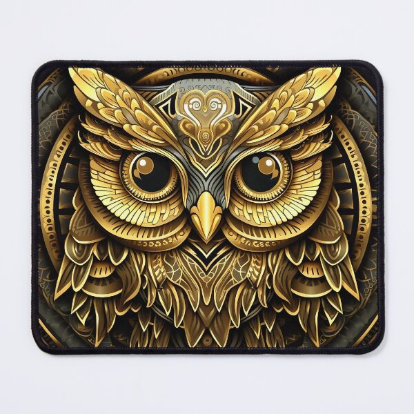 Item preview, Gold Owl Mandala 2 designed and sold by mark ashkenazi.