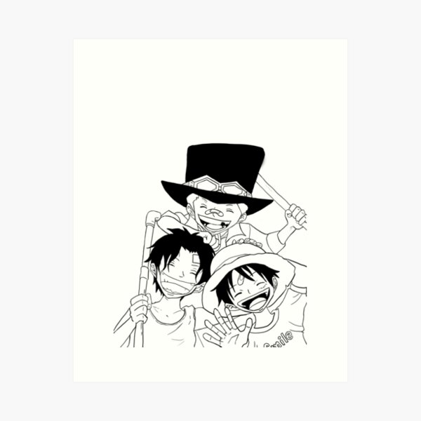 ASL Brothers - One piece, an art print by Erza Briefs - INPRNT