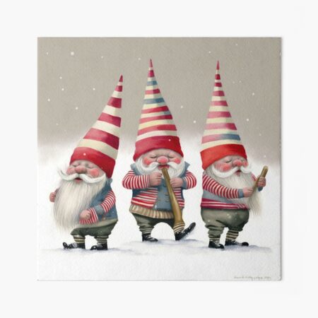 Boxed cards, Jenny Nystrom Gnome Tomte with Bowl of Porridge