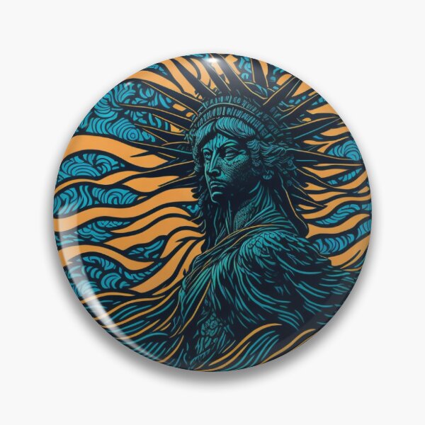 Item preview, Hokusai Ukiyoe style Statue of Liberty designed and sold by atatenterprise.