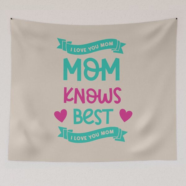 Item preview, Mom Knows Best designed and sold by Billy Wong.