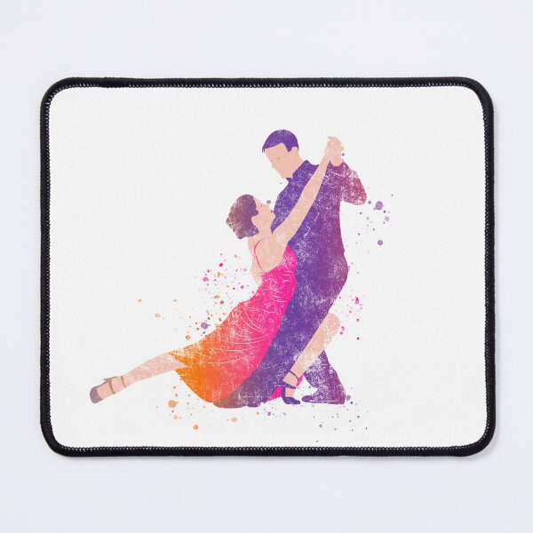 Item preview, Dancers Tango Ballroom Flamenco Dancing Distressed Splatter Art designed and sold by EyeLuminous.