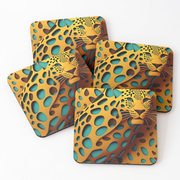 Item preview, Leopard Print Green Spots designed and sold by AfroMosaic.
