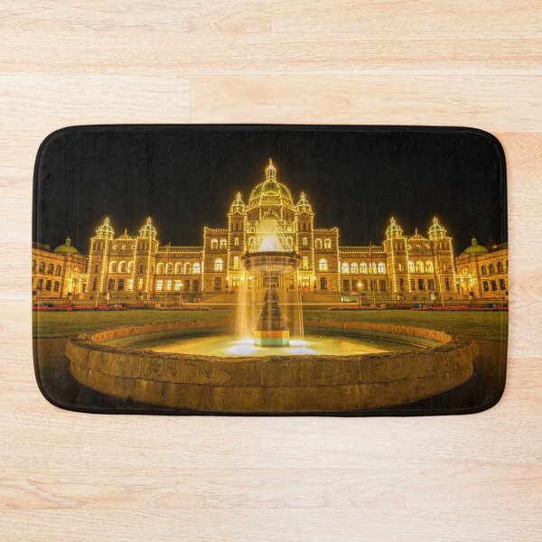 Item preview, Fountain In Front Of The Legislative Assembly of British Columbia designed and sold by rawshutterbug.