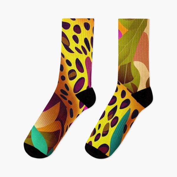 Item preview, Leopard Print Yellow Jungle Fusion designed and sold by AfroMosaic.