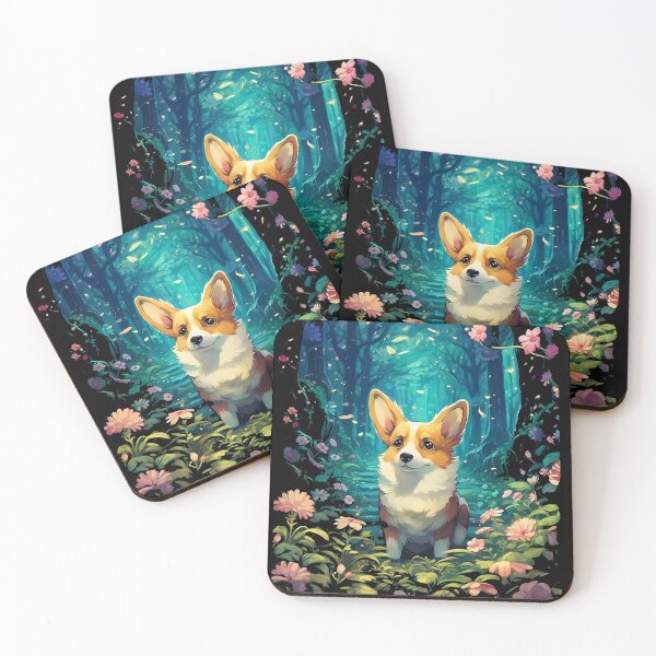 Item preview, Corgi in Enchanted Forest designed and sold by NianderQuinn.