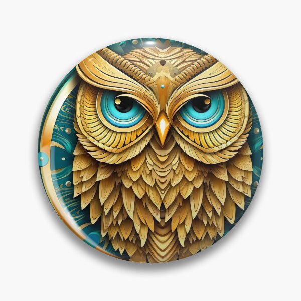 Item preview, Gold Owl Mandala 3  designed and sold by mark ashkenazi.