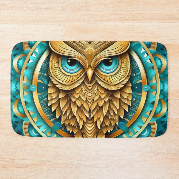 Item preview, Gold Owl Mandala 3  designed and sold by mark ashkenazi.