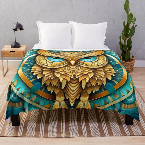 Item preview, Gold Owl Mandala 3  designed and sold by mark ashkenazi.