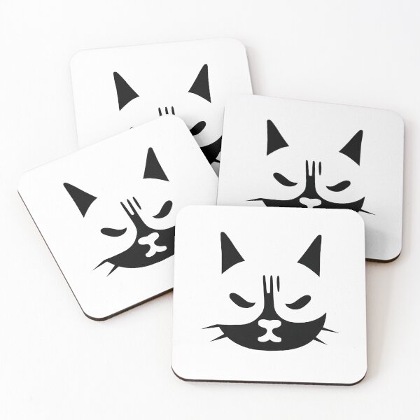 Item preview, Cat Two-Tone - Black-on-White designed and sold by UlDesigns.