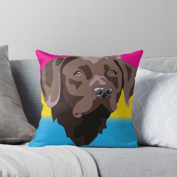 Artikelvorschau, Pansexual pride chocolate lab entworfen und verkauft von LeahcarsArt.