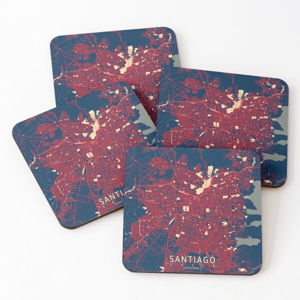 Item preview, Santiago City Map of Chile - Hope designed and sold by deMAP.