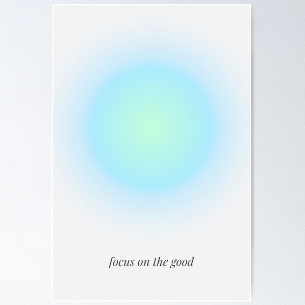 Item preview, Positive Affirmation Blue Green Aura designed and sold by mystikwhale.