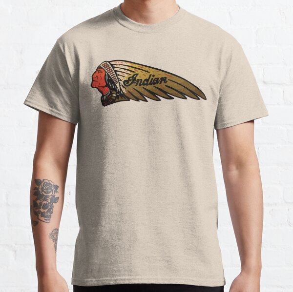 Conception de vélo Vintage Classic Indian Moto T-shirt classique