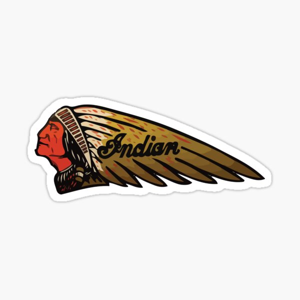 Conception de vélo Vintage Classic Indian Moto Sticker