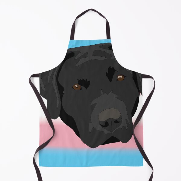 Aperçu de l'œuvre Transgender pride black lab créée et vendue par LeahcarsArt.