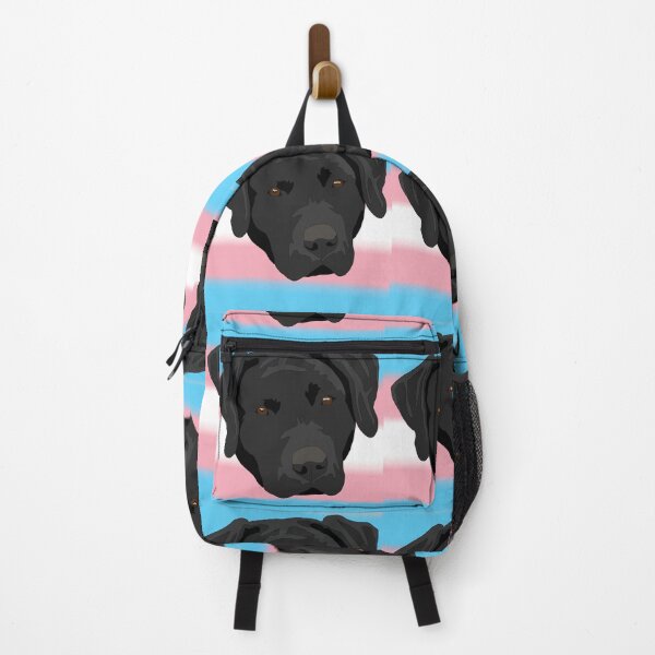 Item preview, Transgender pride black lab designed and sold by LeahcarsArt.