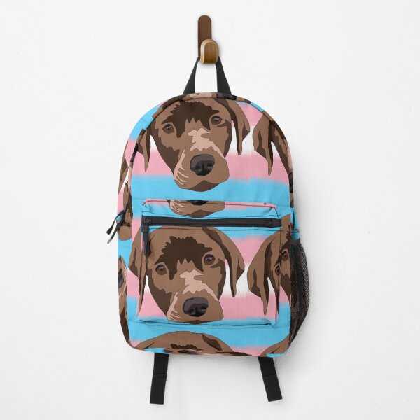 Item preview, Copy of Transgender pride chocolate lab designed and sold by LeahcarsArt.