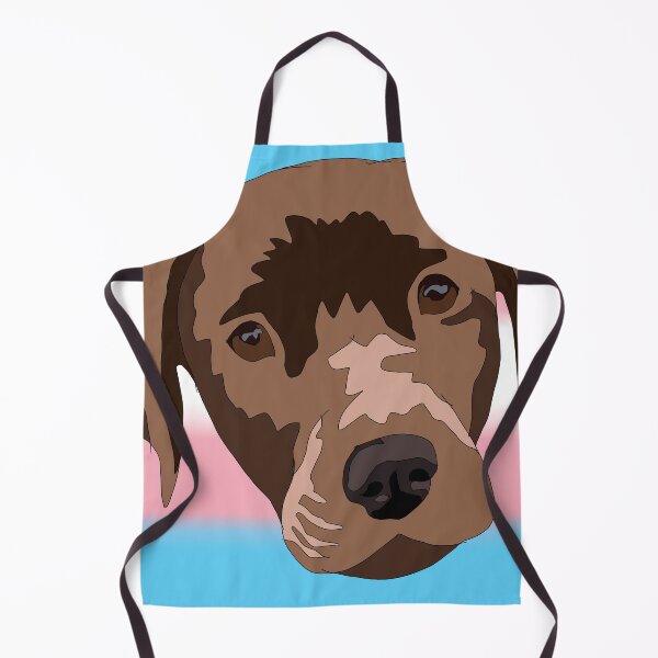 Aperçu de l'œuvre Copy of Transgender pride chocolate lab créée et vendue par LeahcarsArt.