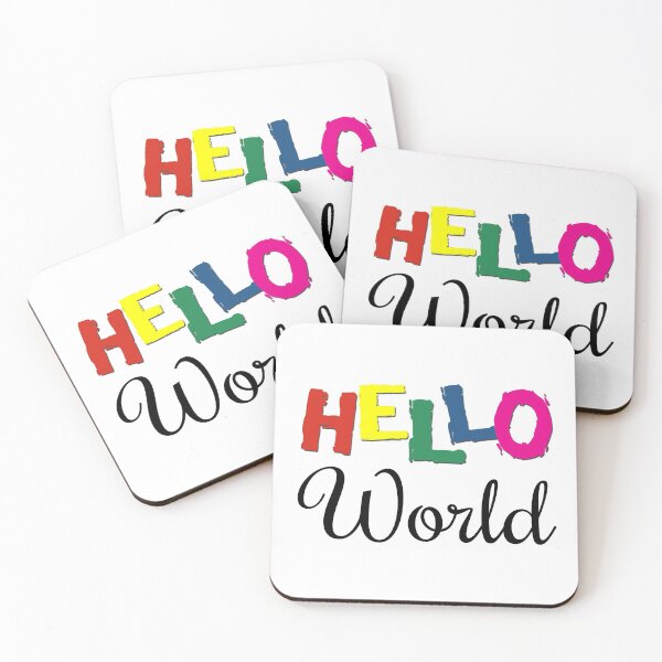 Item preview, Hello World designed and sold by BattaAnastasia.