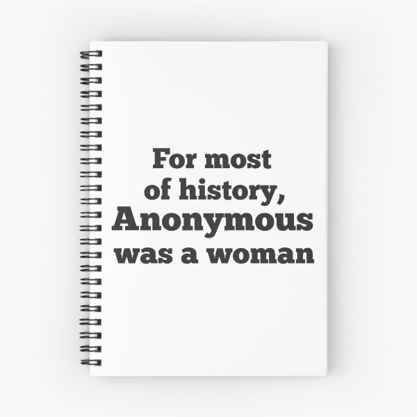 Item preview, For most of history, Anonymous was a woman designed and sold by PSstudio.