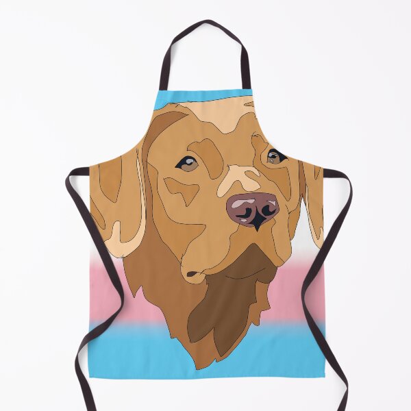 Aperçu de l'œuvre Copy of Transgender pride yellow lab créée et vendue par LeahcarsArt.