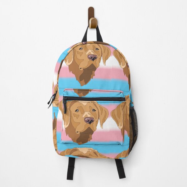 Item preview, Copy of Transgender pride yellow lab designed and sold by LeahcarsArt.