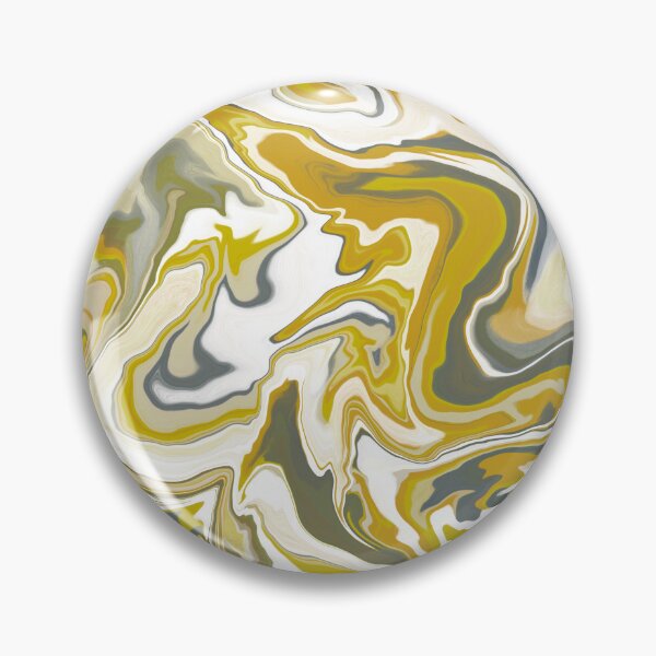 Item preview, Yellow and Grey Liquid Abstract designed and sold by KaroLeenaDesign.