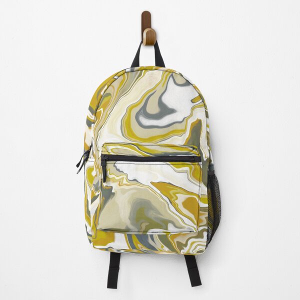 Item preview, Yellow and Grey Liquid Abstract designed and sold by KaroLeenaDesign.