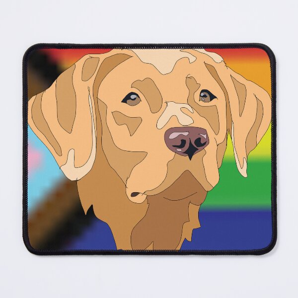 Artikelvorschau, Progress pride yellow lab entworfen und verkauft von LeahcarsArt.