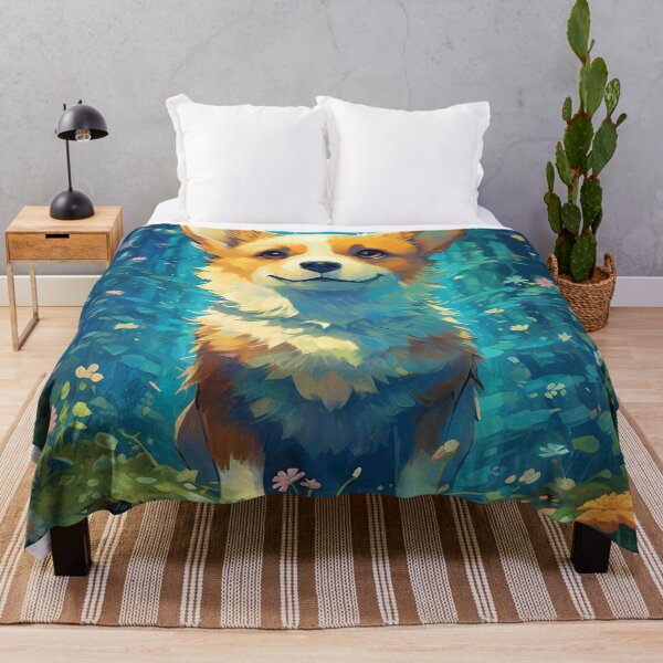 Item preview, Corgi in Magic Forest designed and sold by NianderQuinn.